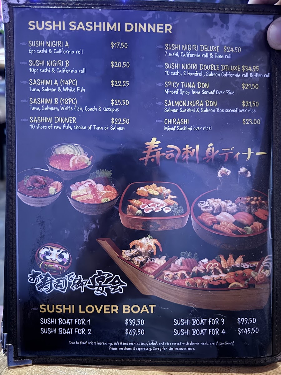 Menu Hiro Japanese Restaurant-1