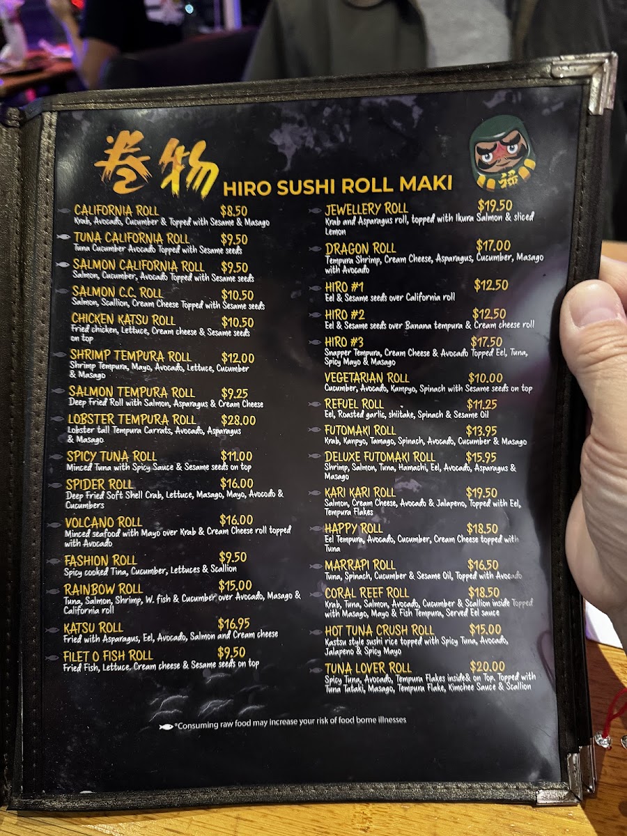 Menu Hiro Japanese Restaurant-6